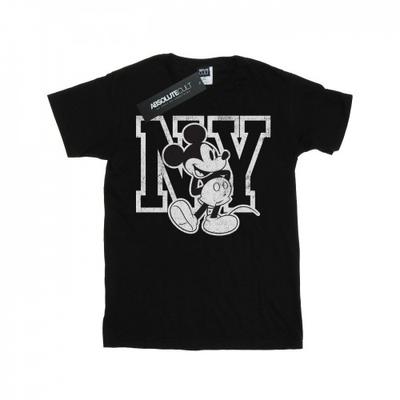 Girls Mickey Mouse NY Kicking Cotton T-Shirt
