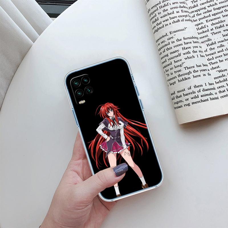 BH37 Rias Gremory Transparent Phone Case for Motorola Moto G7 G8 G9 G84 G85 G73 G24 G15 Z2 Play Power Plus