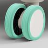 4Pcs Silicone Luggage Wheel Covers Noise Resistant Suitcase Caster Protector Anti-Wear Spinner Wheel Accessories