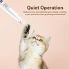 Yunir Pet Paws Trimmer, Low Noise Rechargeable Electric Trimmer with LED Light, Lubricating Oil, Brush, Safe Cat Dog Clippers for Paws Eyes Ears Face