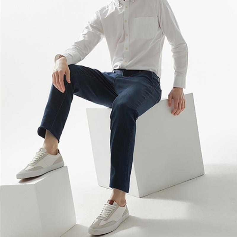 Baiyu Men S Lycra Banding Denim pantS 2 typeS Selection Idwm