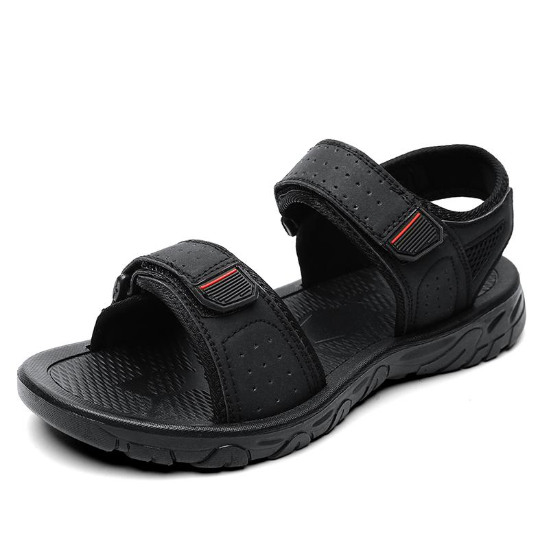 Fashion 2025 Summer New Men's Sandals Casual Plus Size Driving Shoes Outdoor Dual-use Beach Sandals Male Open Toed Comfortable Shoes