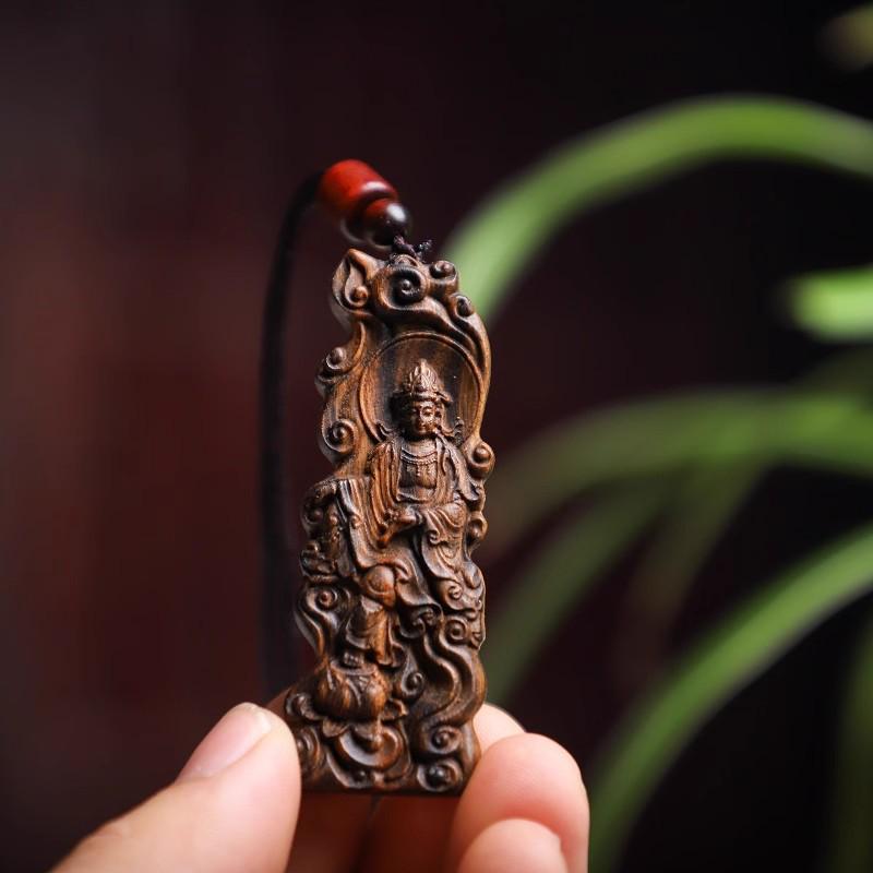 Chengui Zhao Gongming Martial God of Wealth Pendant Necklace – Five Ways God of Wealth Design for Men and Women