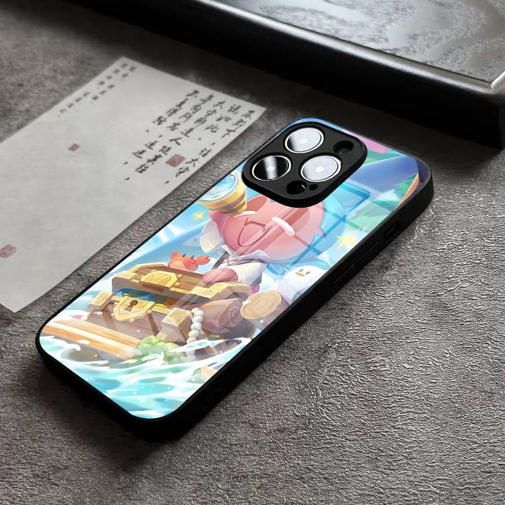 Korean Game C-Cookie Run Kingdom Phone Case For IPhone 17 16 Pro Max 15 Plus 14 Pro 12 11 13 Mini X XR XS Max SE Glass Cover