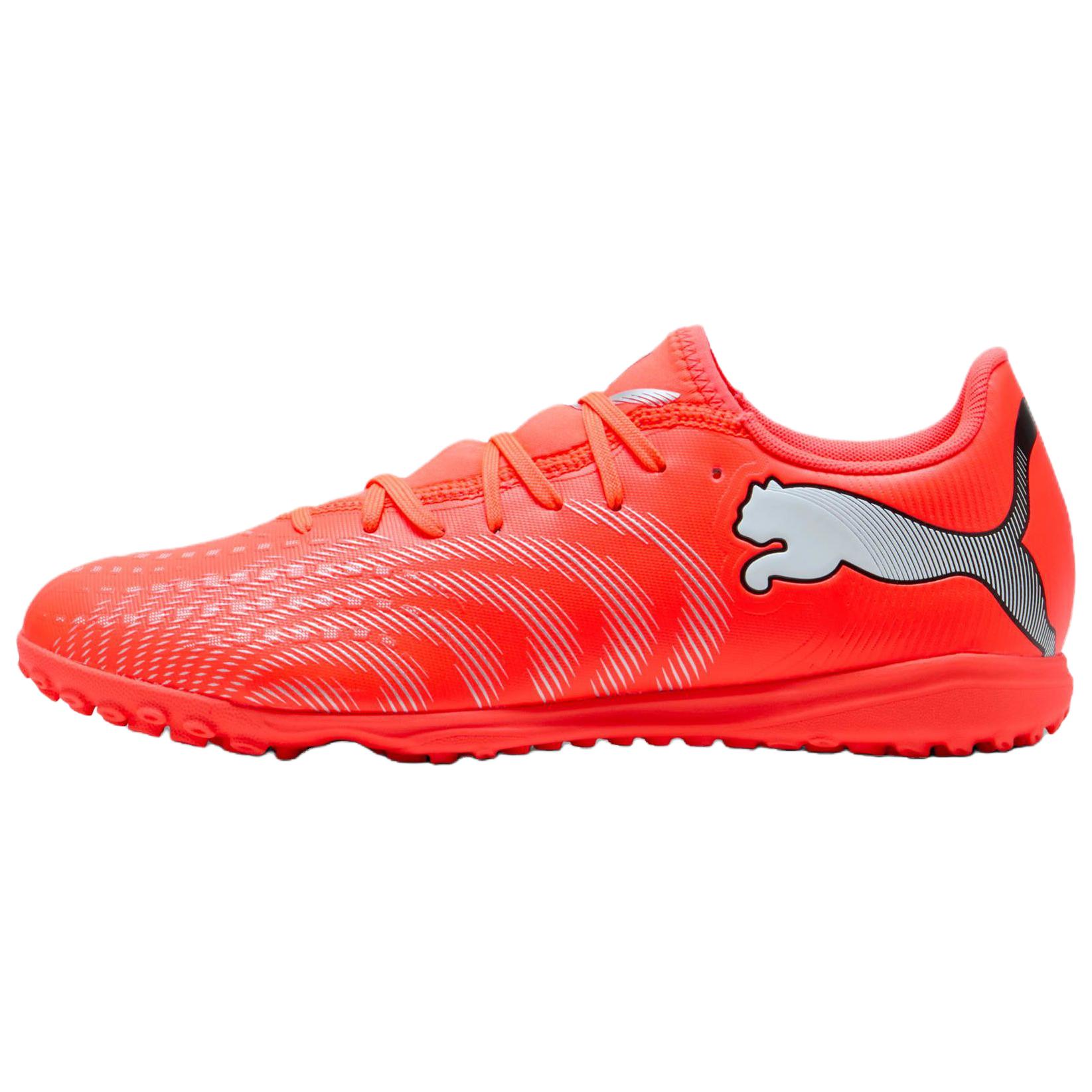 PUMA Future 9 Support Soccer Shoes Unisex Red Silver 35.5