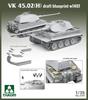 TAKOM German Draft Blueprint W1461 Plastic Model Kit TKO2191 1/35 VK45.02(H)