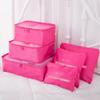 6 Pieces Travel Storage Bag Large Capacity Luggage Clothes Sorting Organizer Set Suitcase Pouch Case Shoes Packing Cube Bag