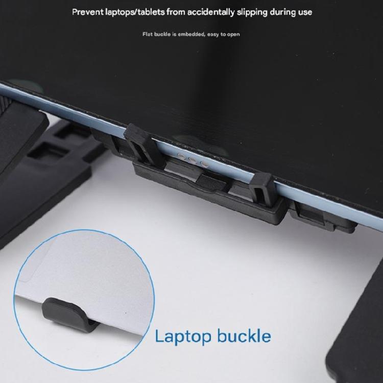 Lightweight Foldable Laptop Tablets Cooling Stand Adjustable Height For Enhances Airflows And Comfort