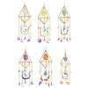 Garden Rainbows Prisms Suncatchers Outdoor Hanging Crystal Catchers Pendants Wind Chimes Catching Ornaments Home Party