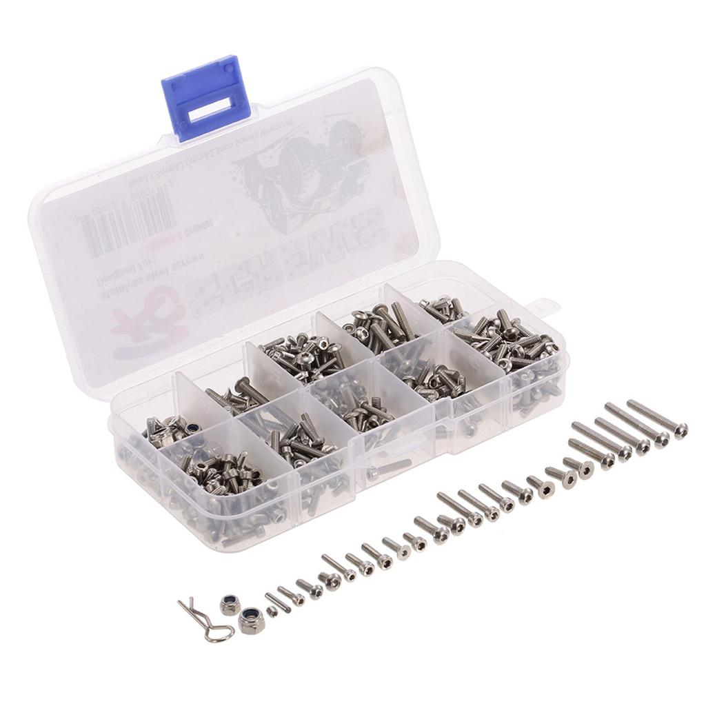 RC Screws, Stainless Steel Construction, Screws Kit for -4 1Celsius10 Crawler with Replacement and Nuts
