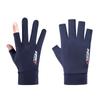 Ice Silk Fingerless Sun Protection Gloves for Men & Women: Ideal for Summer Cycling, Fishing, and Driving