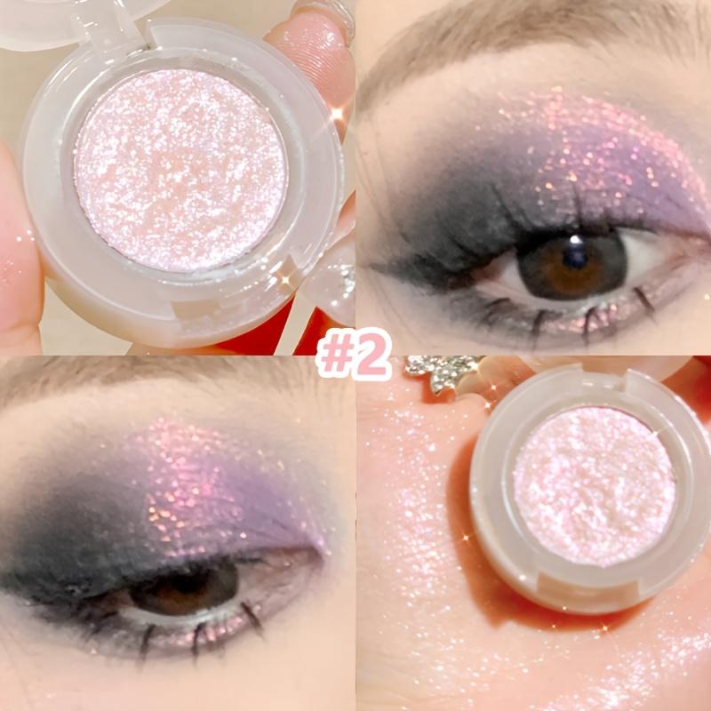 Light Bulb Plan eyeshadow, sparkling pearlescent sequin, long-lasting and colorless monochromatic eyeshadow.