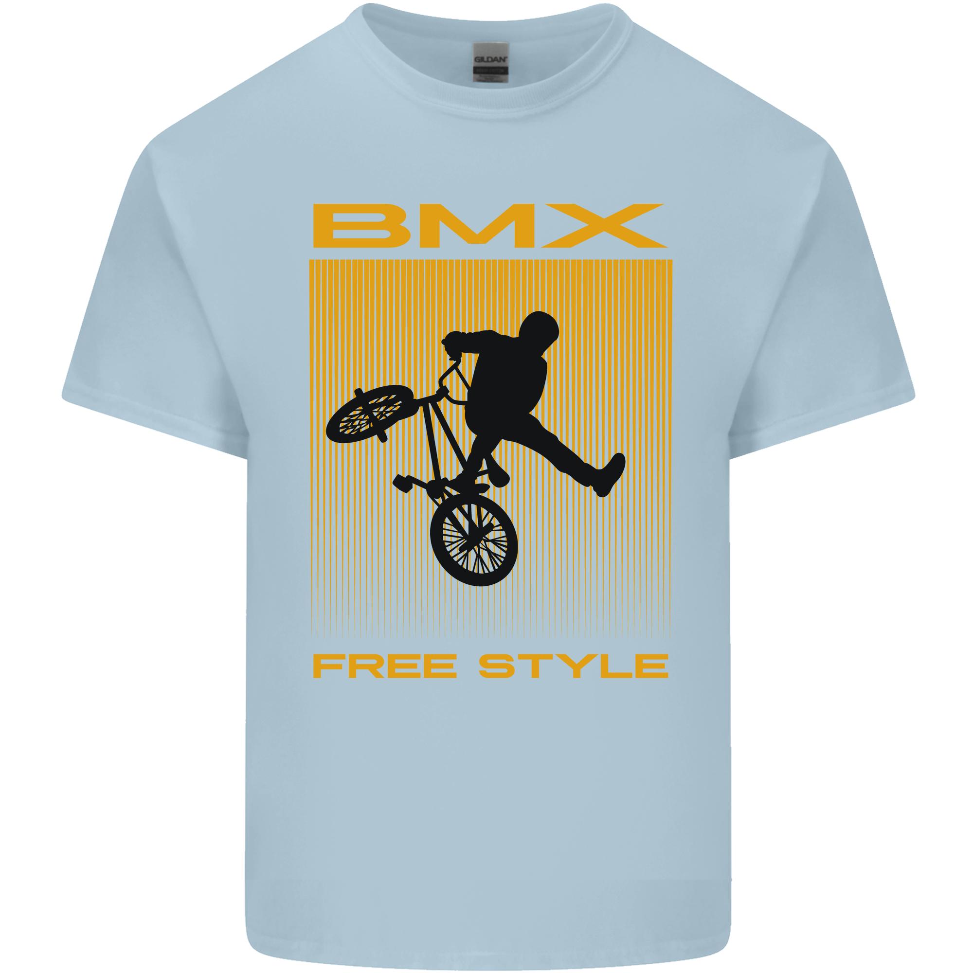 BMX Freestyle Cycling Bicycle Bike Unisexs Light Cotton TShirt S