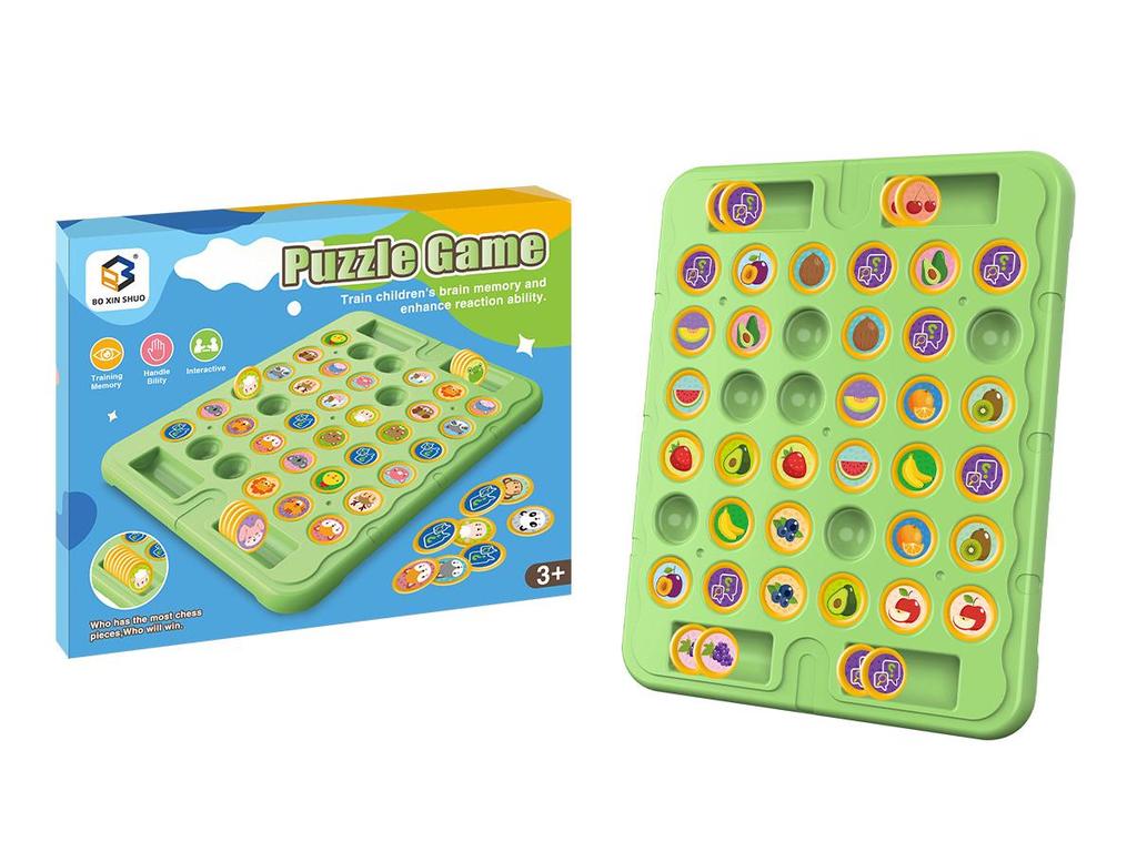 Kids' Animal Flip Chess: Double Battle Puzzle Game for Observation and Concentration Training