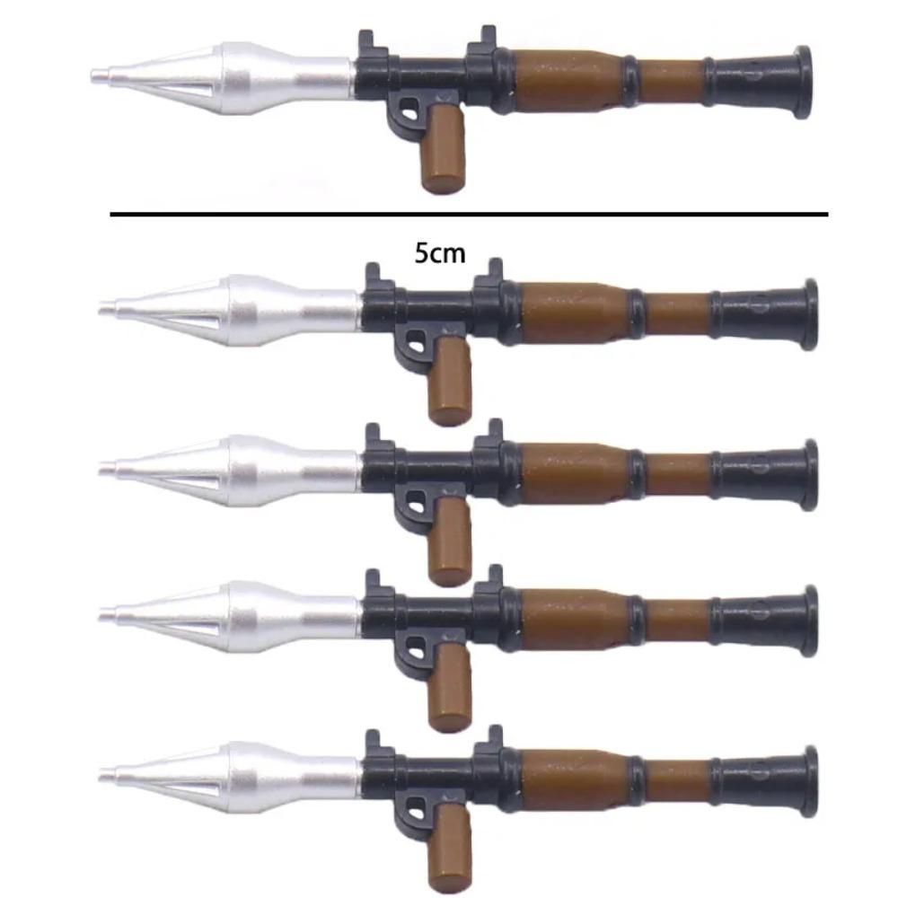 WWII Militär Bausteine Soldatenfiguren Waffen Ausrüstung Zubehör Gatlin M2 Schwere Maschinengewehre RPG MOC Mini Ziegel