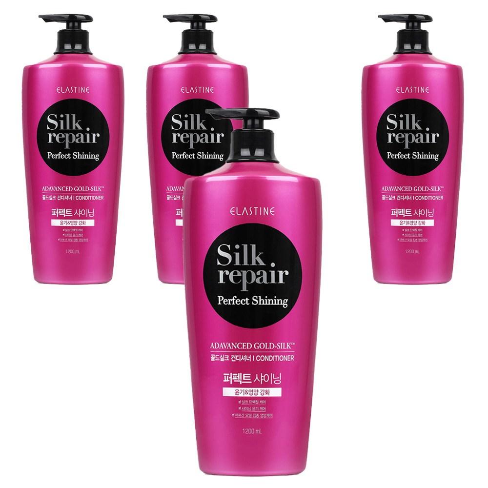 

Elastine Silk Repair Perfect Shining Gold Silk Conditioner, 1.2L, 4 pieces