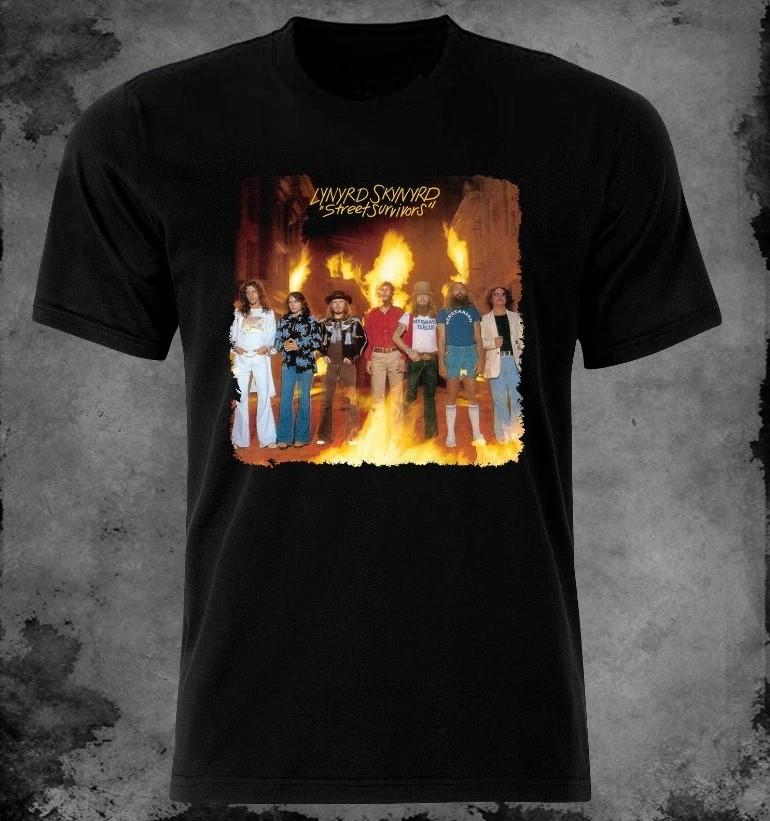 

Lynyrd Skynyrd Street Survivors Album Rock Band Fan Gift T-Shirt S-4XL Unisex T-Shirt XL