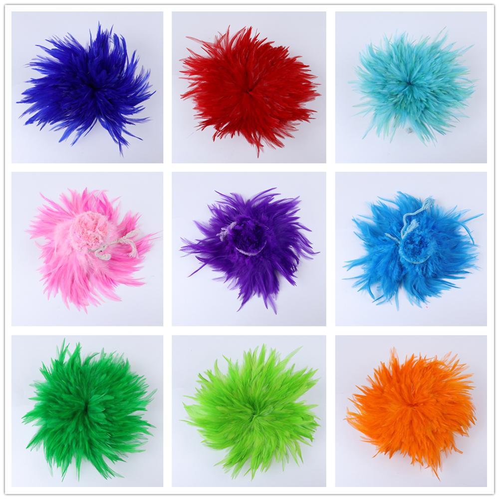 100pcs Natural Rooster Feathers 10-15cm Pheasant Feather for Crafts Fly Fish Plume Decoration Diy Sewing Accessory