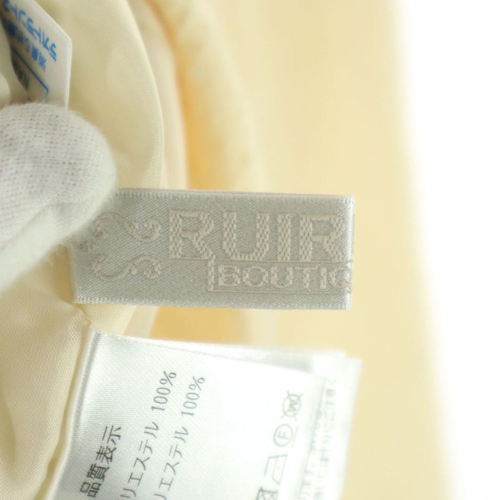 Unbenutzt RUIRUE BOUTIQUE Langarm Jacke M Elfenbein Damen Gebraucht