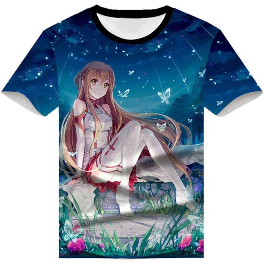 Anime Sword Art Online Kirito SAO 3D Printed T-Shirt Adult Cosplay Funny Quick Dry COOL Short Sleeve Tee Tops