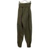 Max Mara 113109126 Khaki Cotton Belted Trousers Bottoms 42 khakiUsed