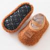 Autumn Winter Children Slippers Toddler Plush Floor Socks Boy Girl Soft Sole Anti-slip Walking Shoes Indoor Home Kids Shoes
