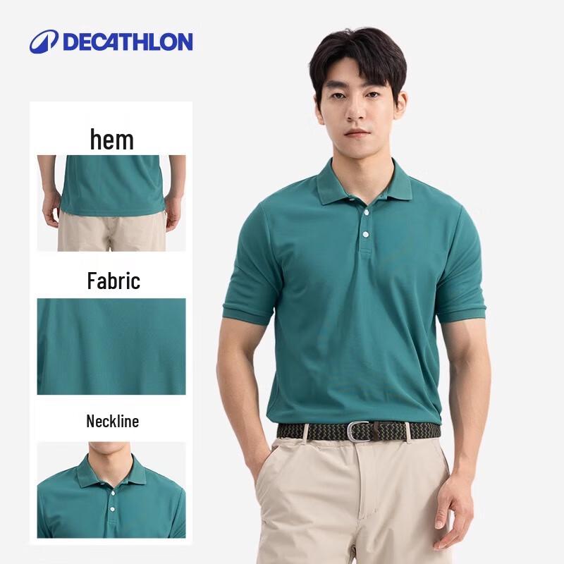 Мужская дышащая рубашка-поло для гольфа Decathlon M