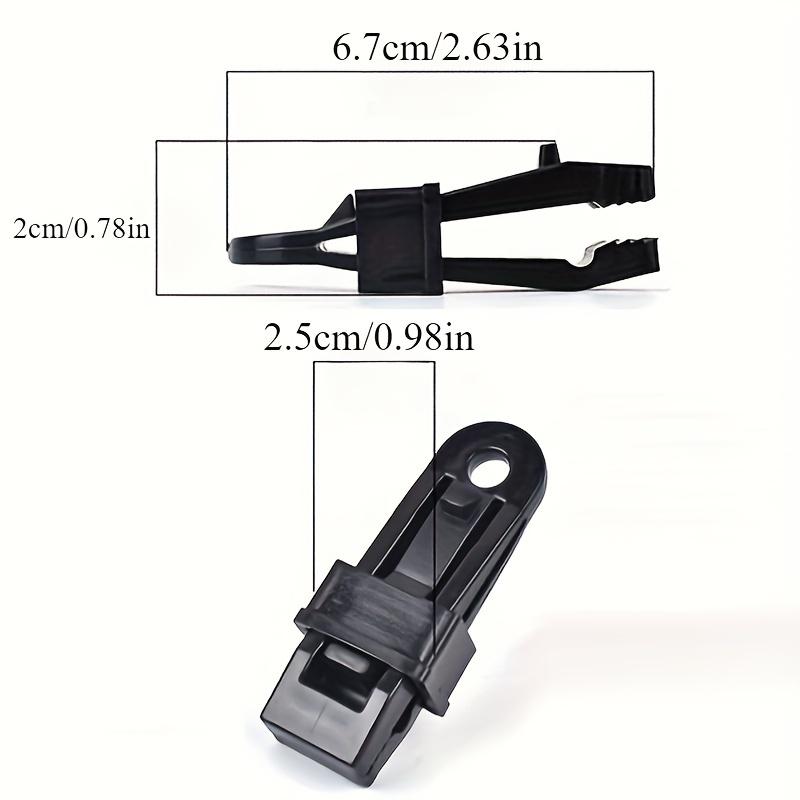 Heavy-Duty Tent Clips - Weatherproof & Strong, Perfect for Securing Tarps & Awnings During Outdoor Camping & Adventures - Reusable & Versatile