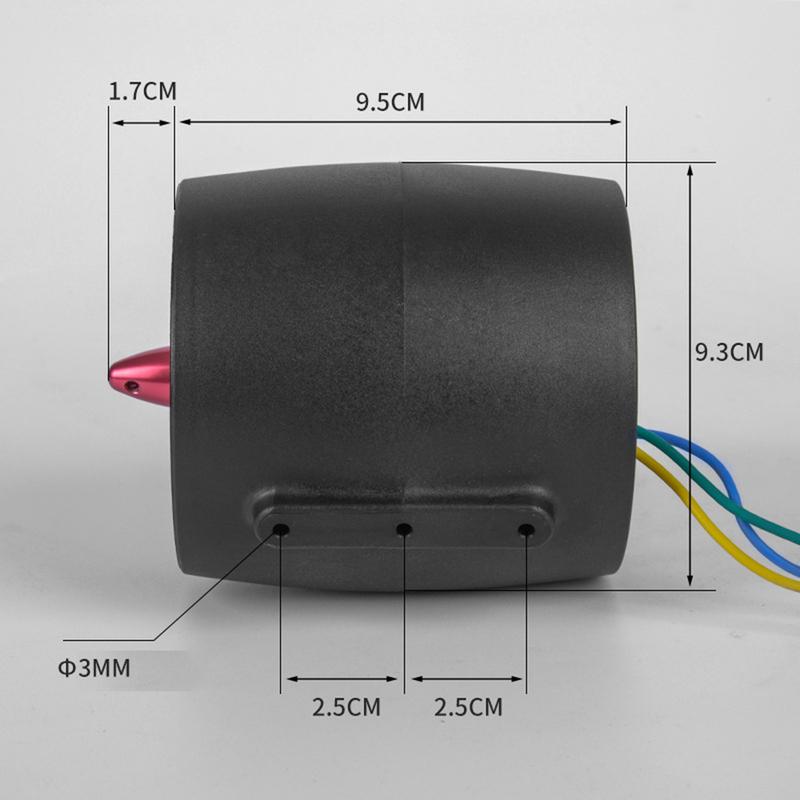 Clockwise Counterclockwise 400W Boat Motor Fishing Activities High Torque Underwater Motor Brushless Motor 20A Rated Current
