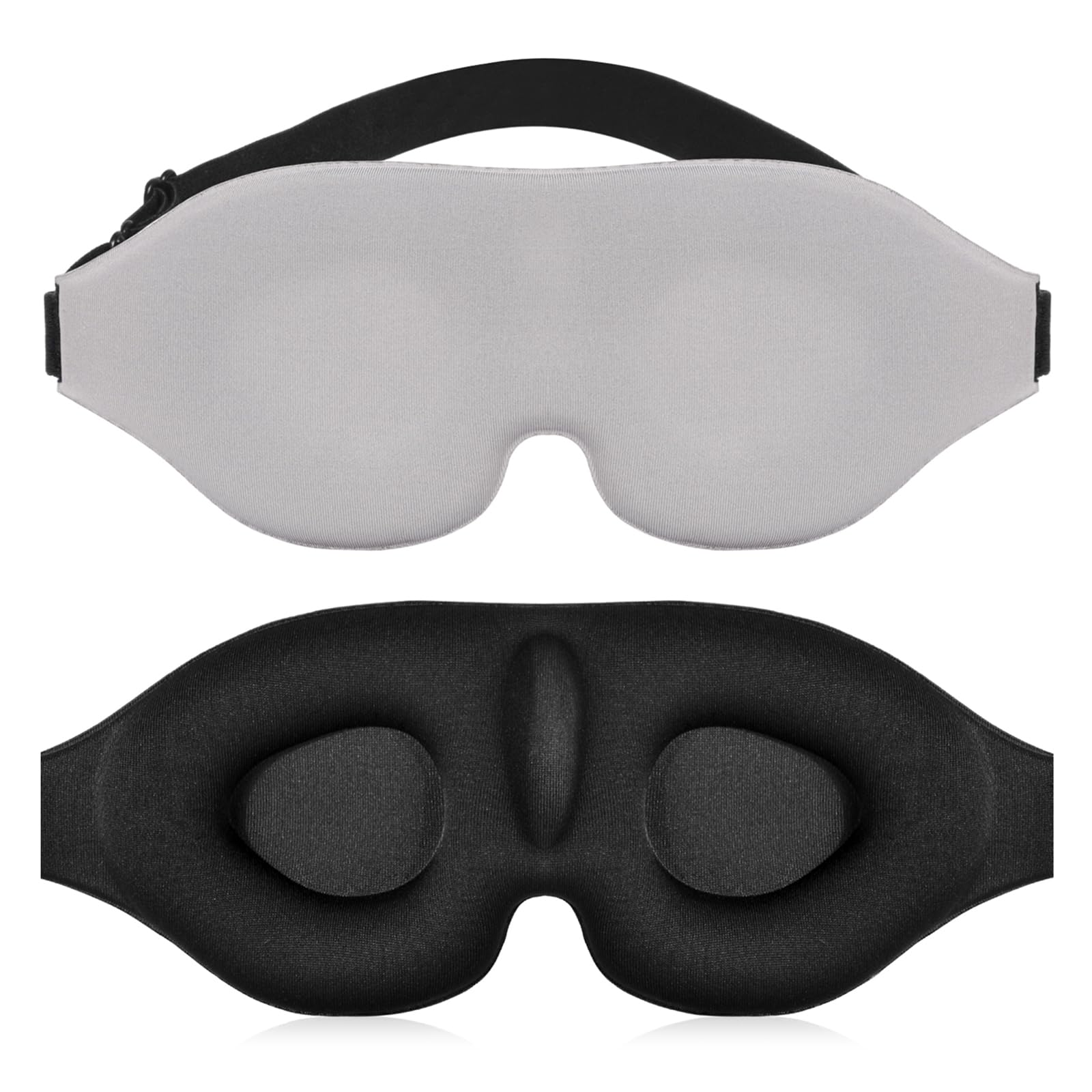 

CORKAS Sleeping Eye Light No Light Adjustable Perfect for and Travel Mask, 3D, Lightweight, Blocking, Soft, Unisex, Comfortable, Pressure, Blocking,