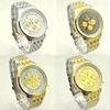 Men Business Quartz Watch With Stainless Steel Case And Rubber Strap For Formal And Casual Wear