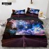 Galaxy Duvet Cover Twin King Size For Teens Boys Starry Sky Bedding Set Microfiber Outer Space Theme Decor Comforter Cover
