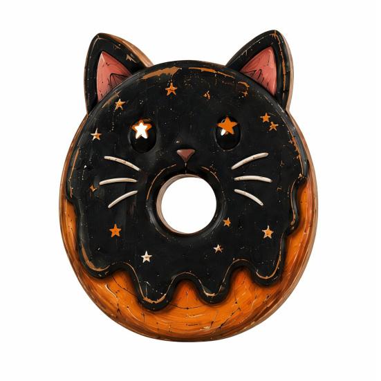 Halloween Gifts for Friends Wooden Ornaments, Retro Desktop Decorations Home Table Tiered Decorative Props Photography Tray Decor, Rustic