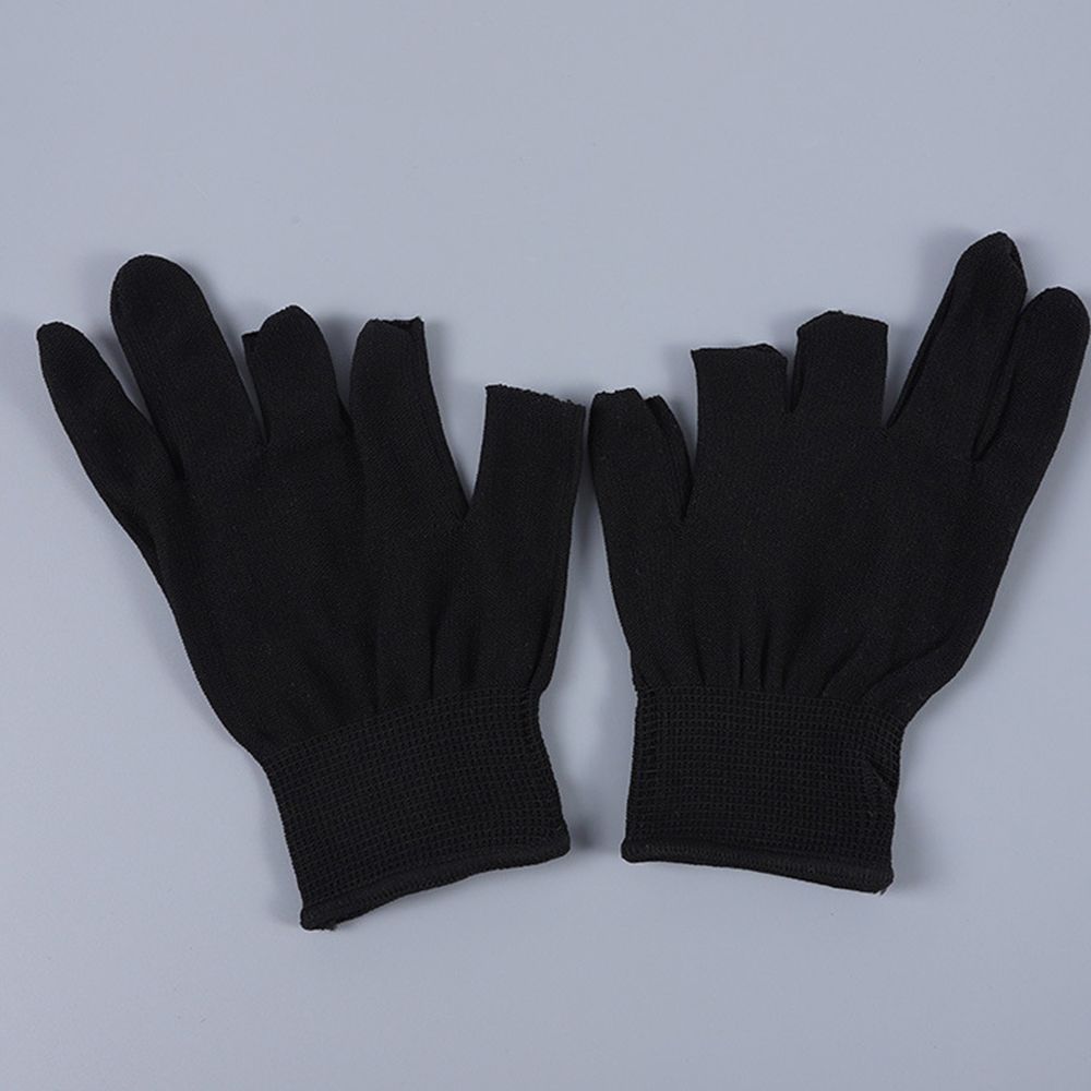 Picking Gloves Fingerless  Gloves Anti-skid Mittens Men Nylon Gloves Show Two Fingers