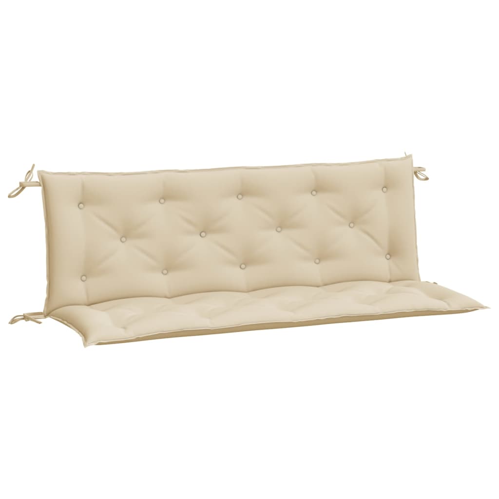 Vidaxl Garden Bench Cushions, 2 Pcs, Beige, Oxford Fabric