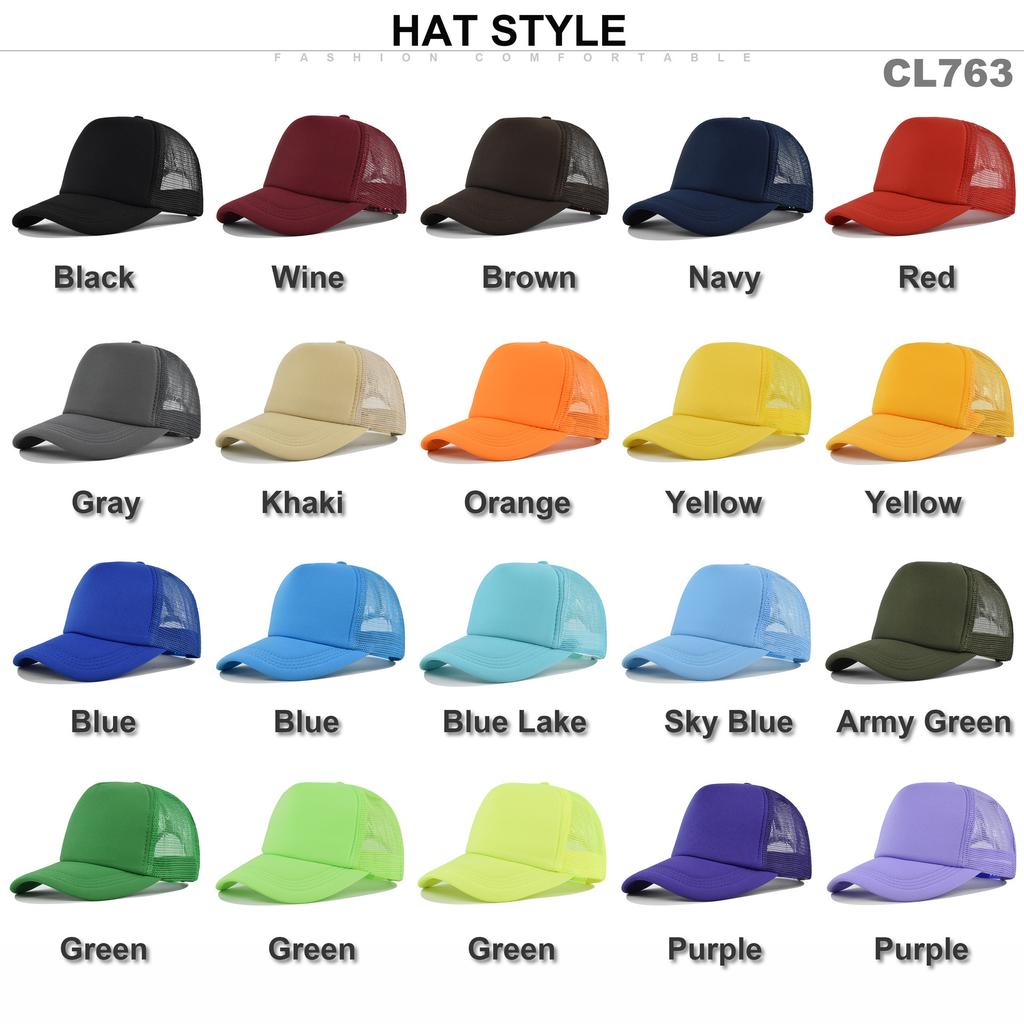 Fashion Desgin Solid Color Sponge Baseball Cap Net Cap Curved Brim Hat Sun Hat Light Mesh Sun Cap Outdoor Women Men