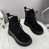 Autumn and Winter Shoes, Fleece Shoes, Cotton Snow Boots, New Versatile Women's Shoes, Casual Boots