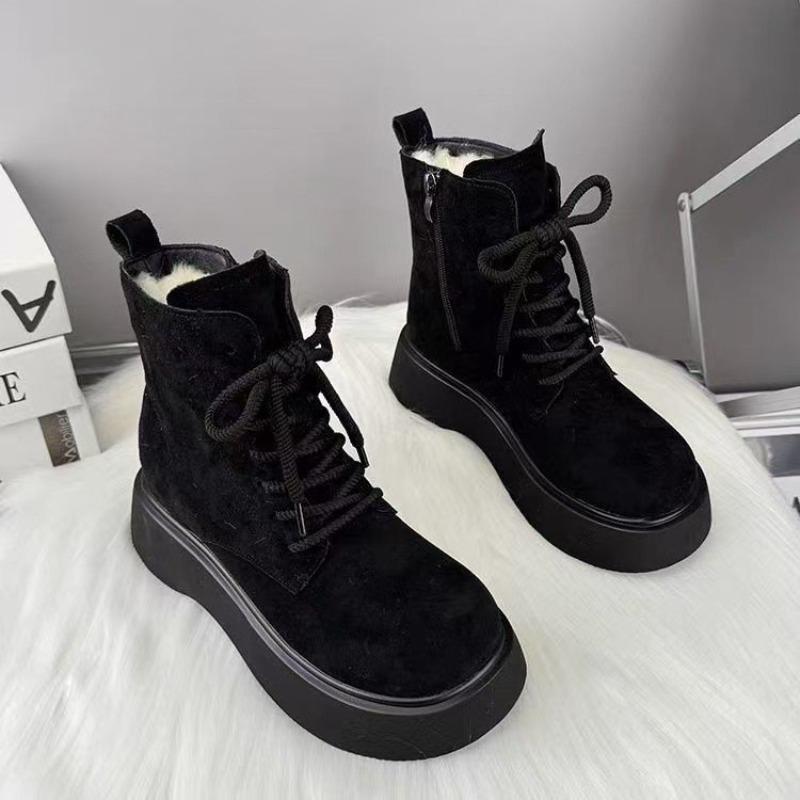 Autumn and Winter Shoes, Fleece Shoes, Cotton Snow Boots, New Versatile Women's Shoes, Casual Boots