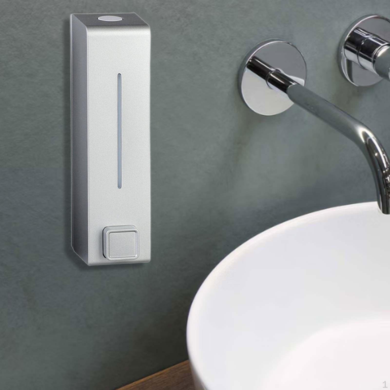 

Liquid Soap Dispenser Shampoo Shower Gel Box Press Type Lotion Bottle 600ml