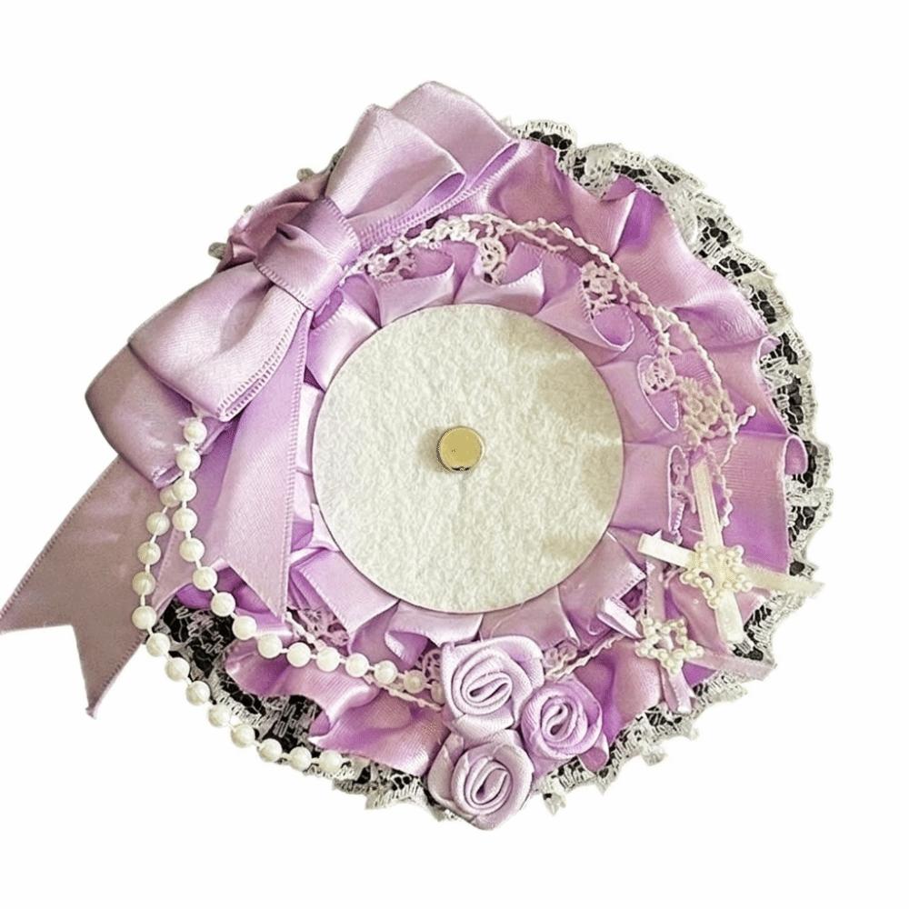 Pins Display Lolita Badges Holder Bow Badge Rosette Base Tray Itabag Badge Holder Card Holder