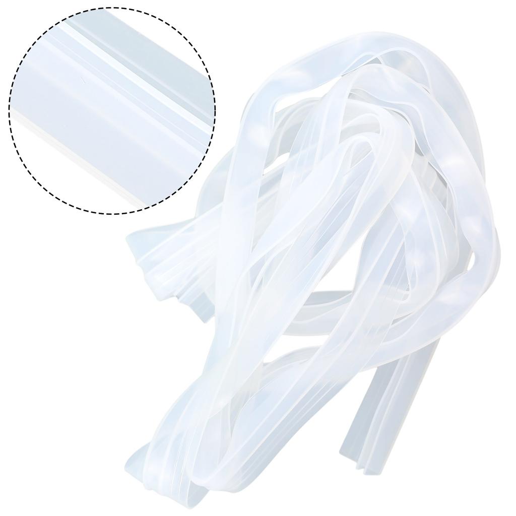 2m Bath Shower Door Seal Strip For Screens Doors F Shape Sealing Strip Shower Glass Door Seals Gaps Bathroom Accessories