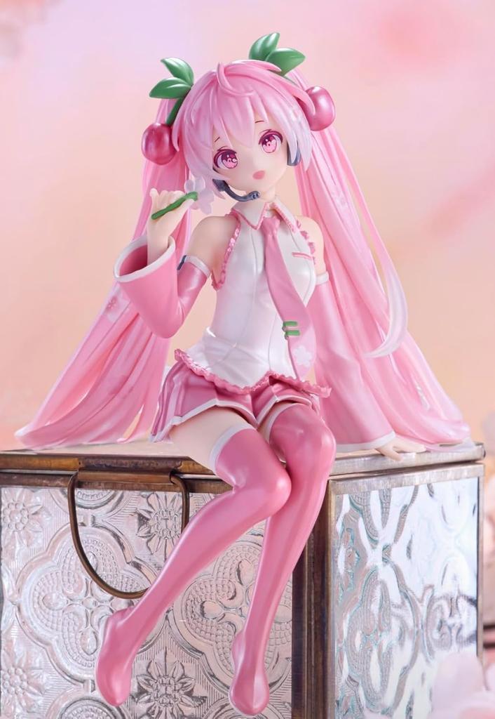 Hatsune Miku Noodle Stopper Figure Sakura Miku 2024 Pearl Color Ver. Figure Official