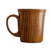Wooden Coffee Mug Tea Milk Mug Vintage Toothbrush Holder Cup For Home Office Bathroom
