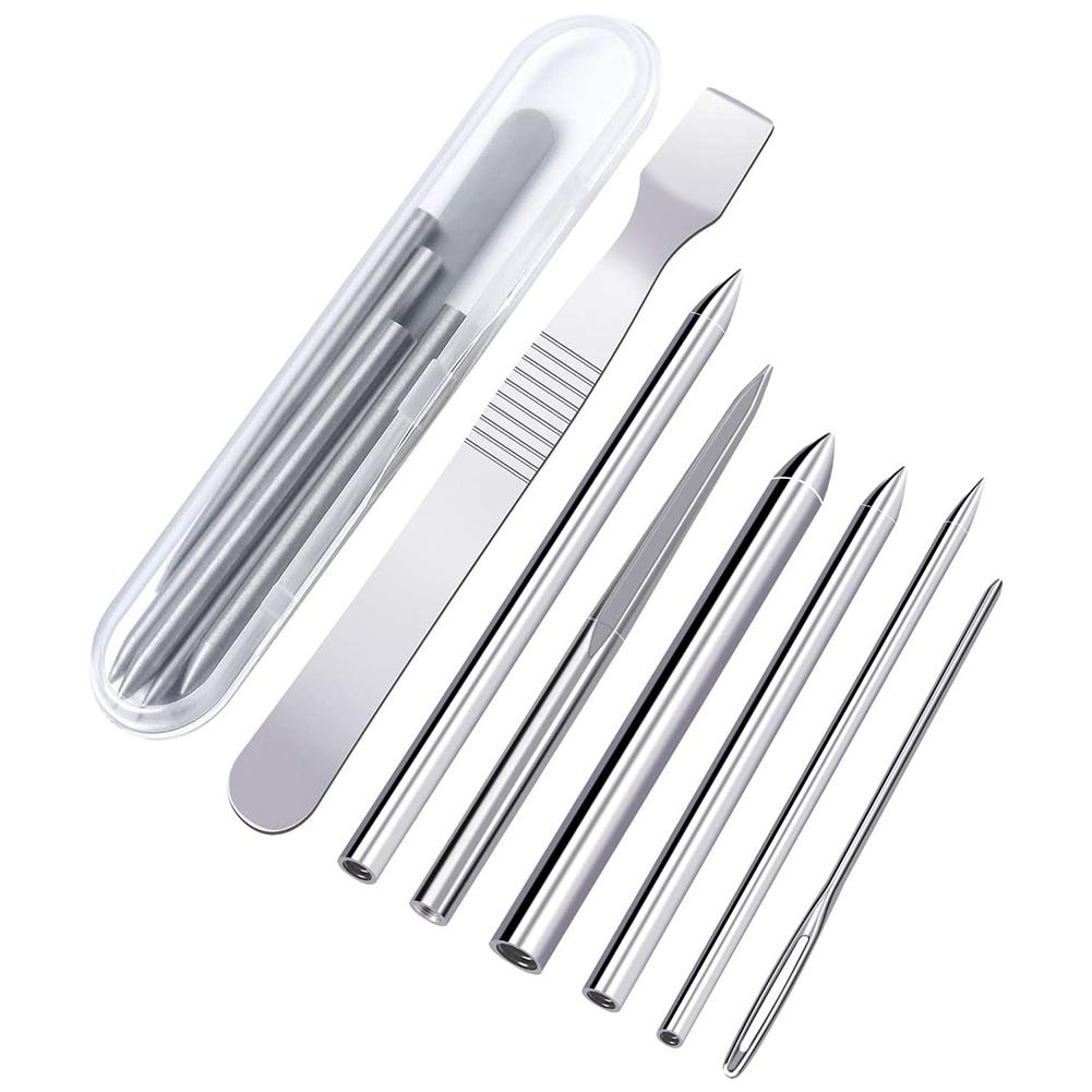 

7pcs Paracord Knitting Tool Set With Box Stainless Steel Parachute Cord Needles Bracelets Kit For Laces Strings Leather Weaving China Mainland