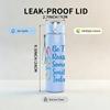 1PC Be The Reason Someone Smiles Today 750ml Color Plastic Sports Water Bottle Leakproof Flip Straw Lid Suitable for Sports Office Home Use