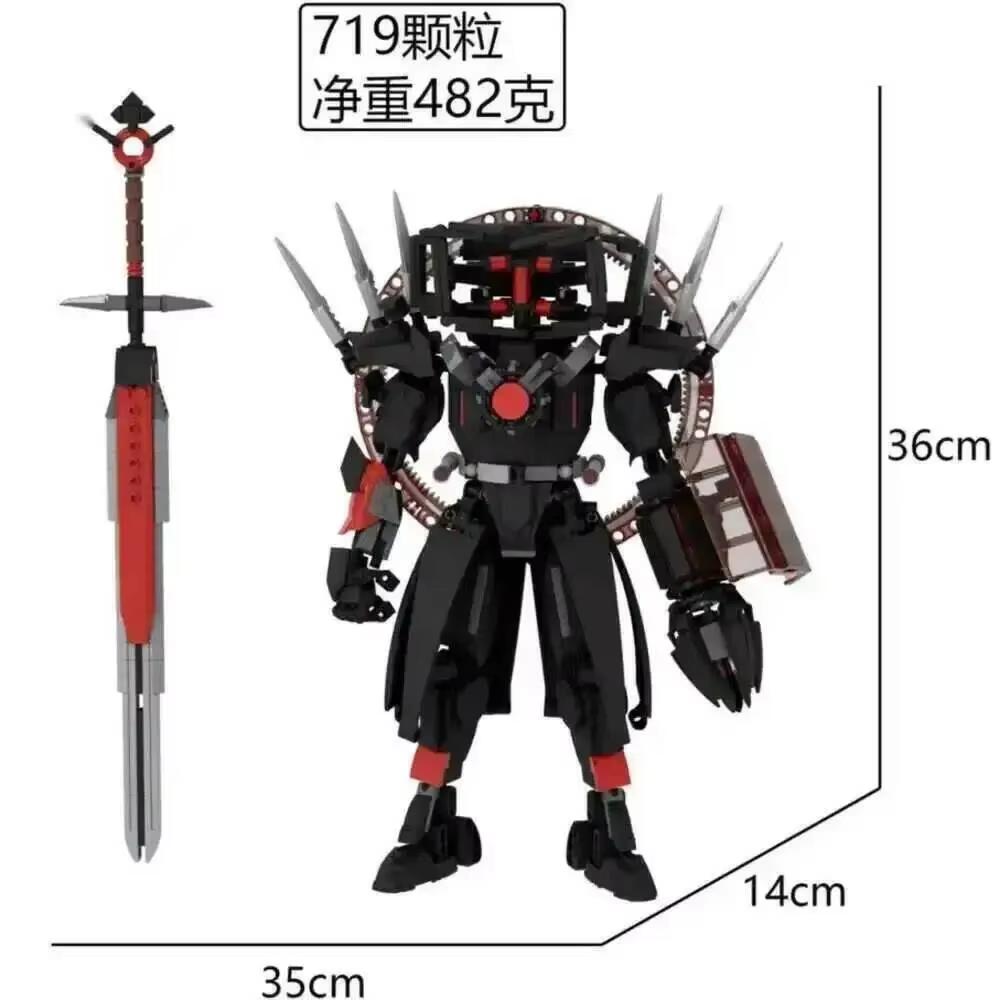 Skibidi Toilet Titans Tv Man Blocks Toy Skibidi Toilet Titans Speakerman Building Blocks Toys Skibidi Toilet G Man Blocks Gift