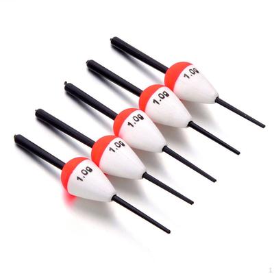 5 Peças Bóias de Pesca Bóias Bóias EVA Oval Cor Brilhante Alta Flutuabilidade Espuma Conjunto para Perca
