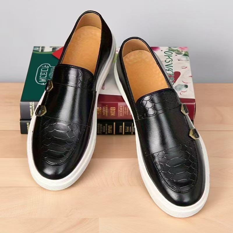 Foreign Trade 48 Large Size Men's Shoes 2025 Popular Fashion Casual Men's Shoes British Style Men's Versatile Leather Shoes
