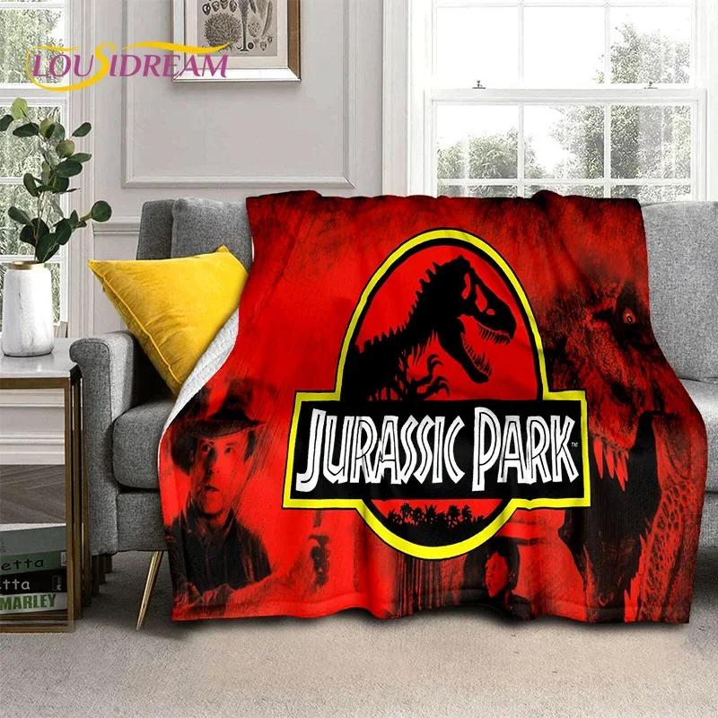 3D Cartoon Jurassic Park Dinosaur Dino Soft Flannel Blankets,Throw Blanket Comfortable Blanket for Picnic Beds Home Bedroom Kids