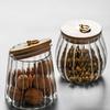 Leakproof Coffee Canister Sealed Grain Storage Canister Multipurpose Glass Sugar Container  Cookie